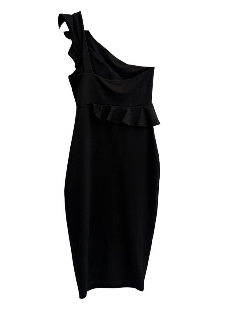 Susana Monaco NWT Ruffle One Shoulder Midi Dress - Size XS