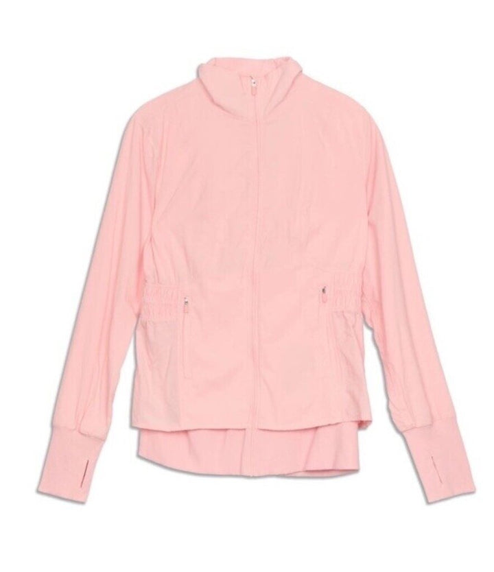Lululemon Sights Seen Jacket in Dew Pink - Size 10