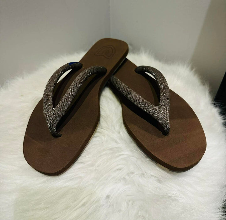 Rothy's Shimmer Flip Flops - Size 6