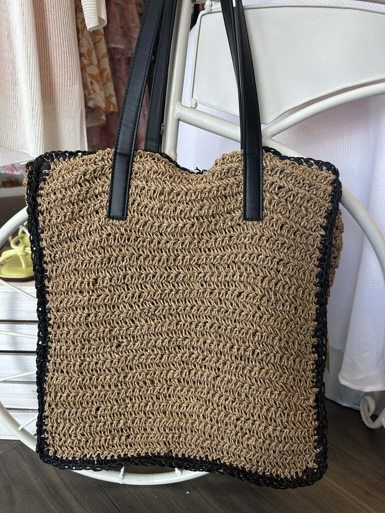 Rachel Zoe Woven Tote Bag