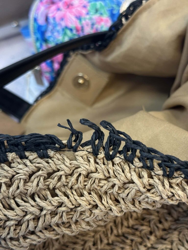 Rachel Zoe Woven Tote Bag