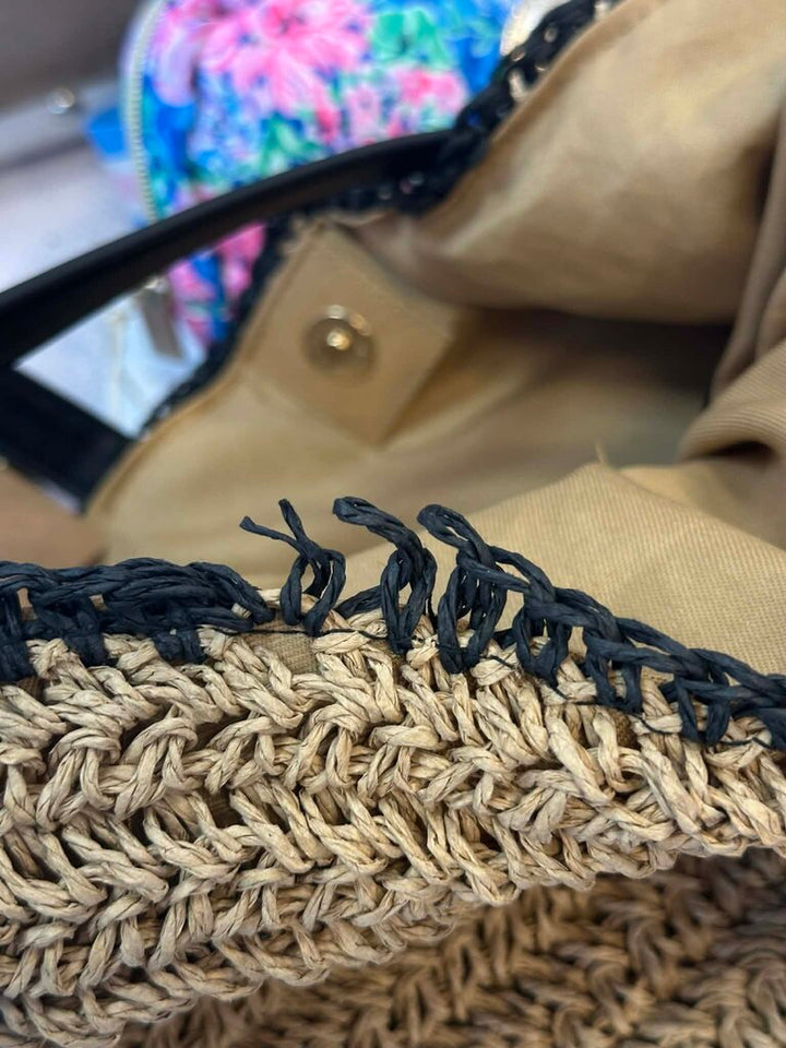 Rachel Zoe Woven Tote Bag