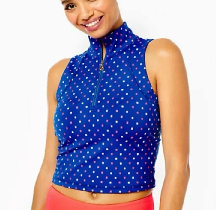 Lilly Pulitzer NWT Callie Half-Zip Top - Size Small