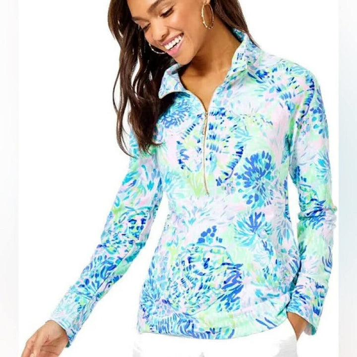 Lilly Pulitzer Skipper Popover Half-Zip - Size Small