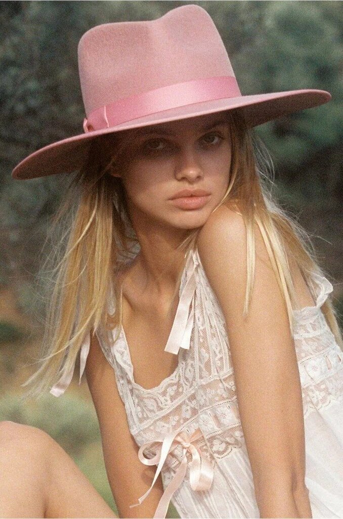 Lack of Color Rancher Hat in Rose - Size Large (retails $148)
