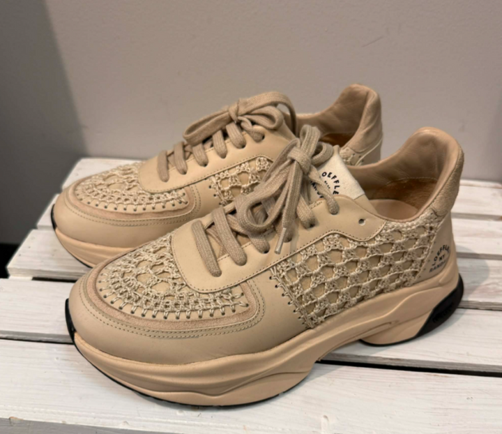 Loeffler Randall Tilda Crochet Sneakers - Size 9