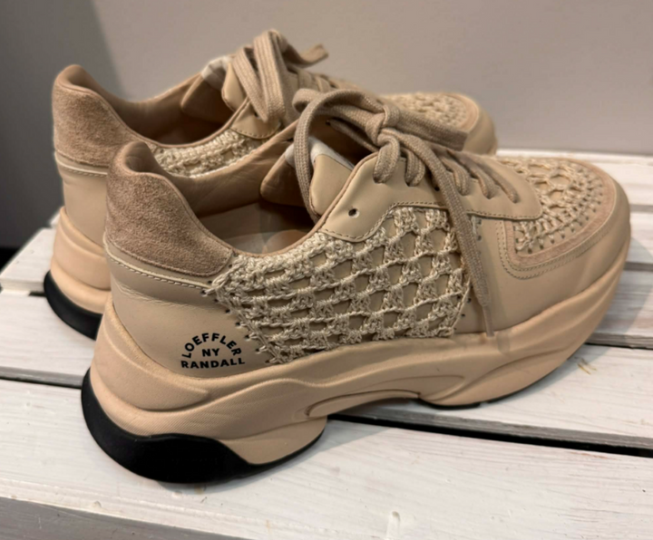 Loeffler Randall Tilda Crochet Sneakers - Size 9