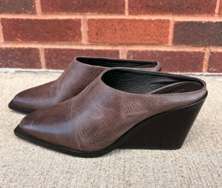 Anthropologie Western Mule Heels - Size 38