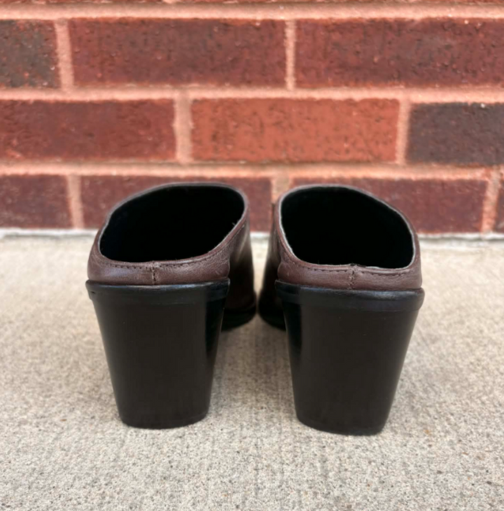 Anthropologie Western Mule Heels - Size 38