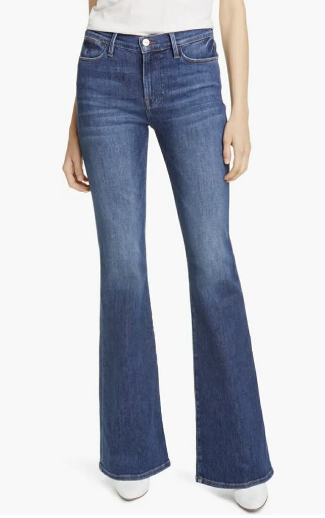 Frame Le High Waist Flare Jeans - Size 26