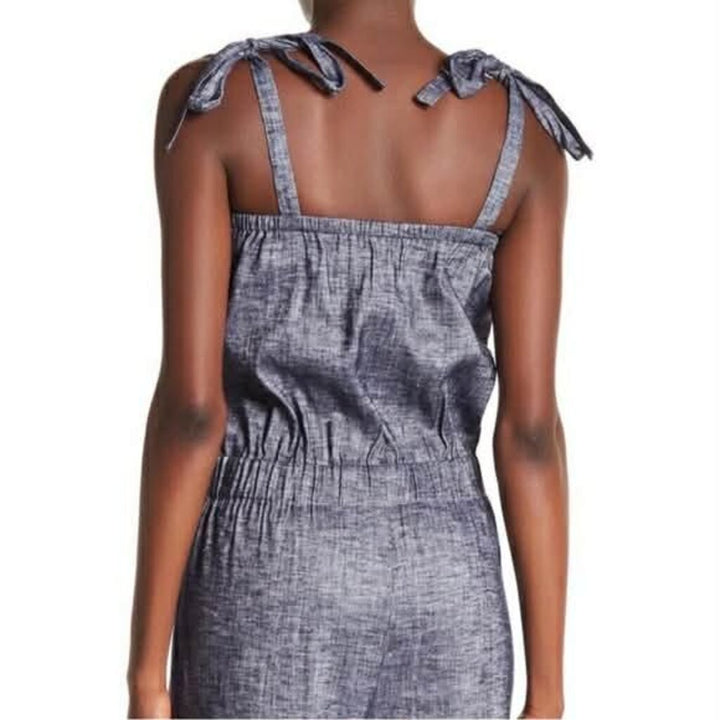 Theory Alavine Jumpsuit in Deep Denim Tierra Wash - Size 4