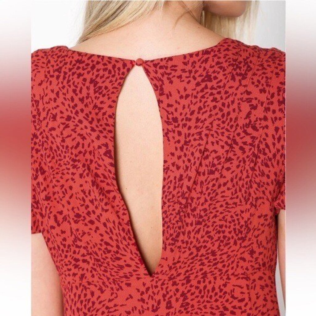 Free People Looking For Love Red Dress- Size 0