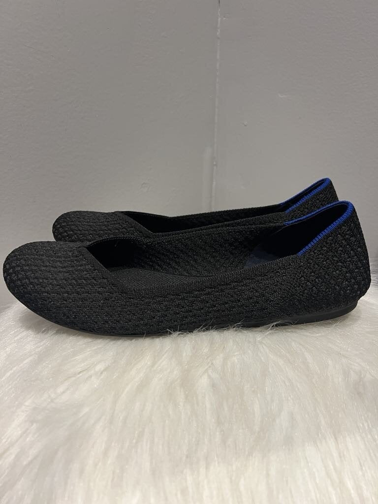 Rothys Honeycomb Flats Black- Size 9