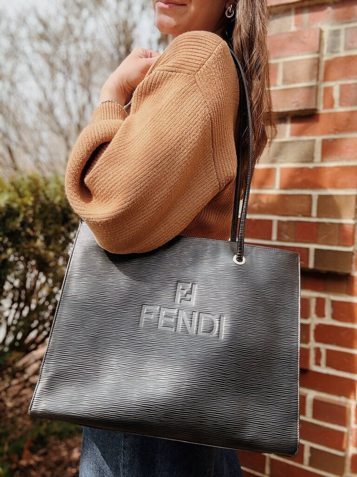 Fendi Epi Leather Vintage Tote