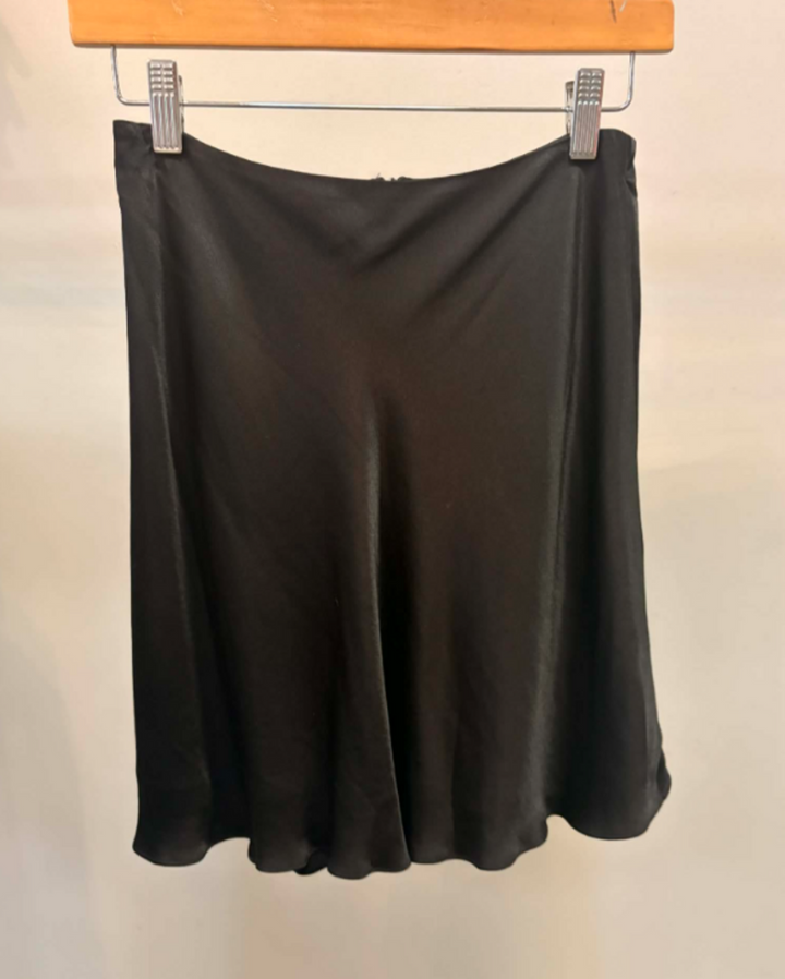 & Other Stories Silk Black Skirt - Size 4