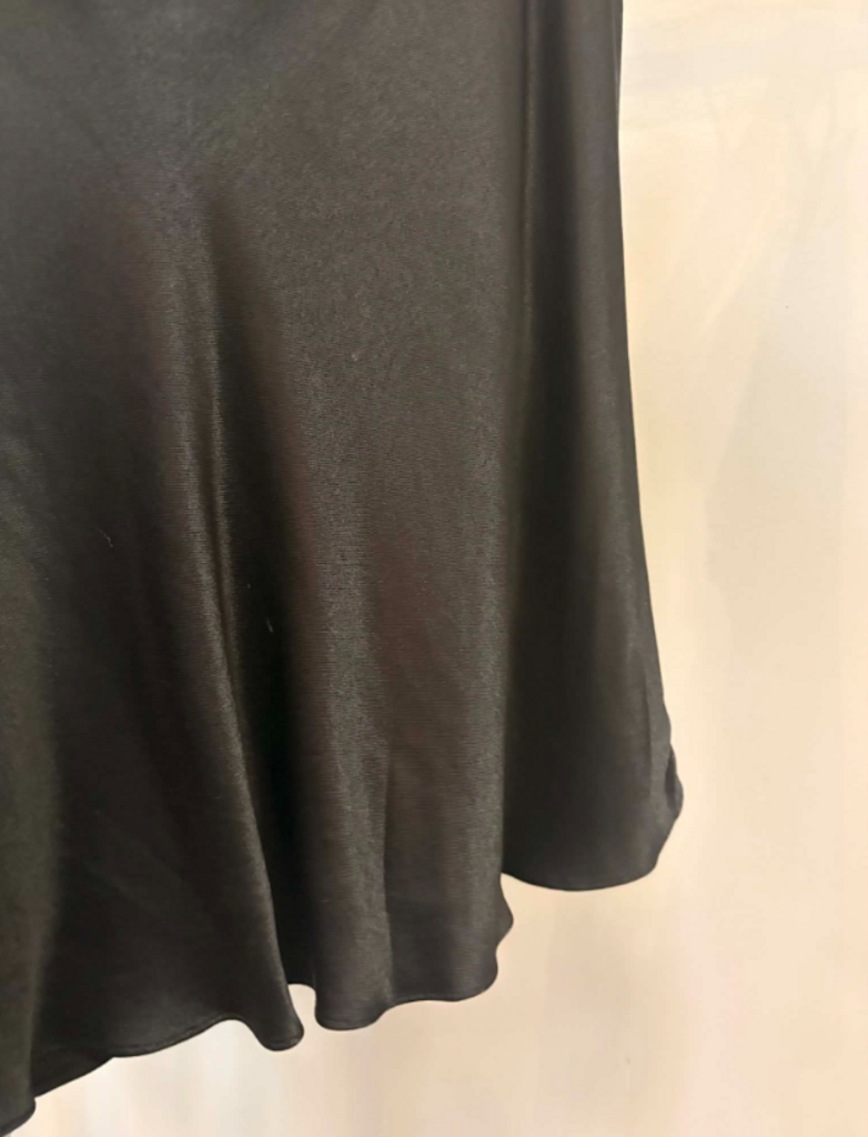 & Other Stories Silk Black Skirt - Size 4