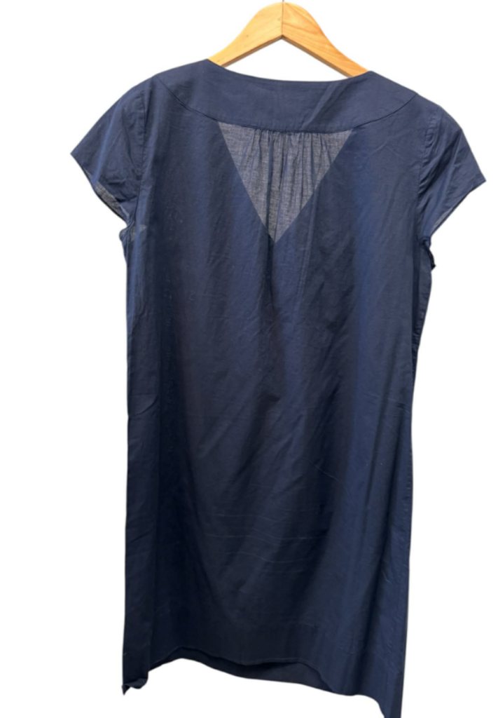 Vineyard Vines Navy Embroidered Cover-Up Dress - Size Small