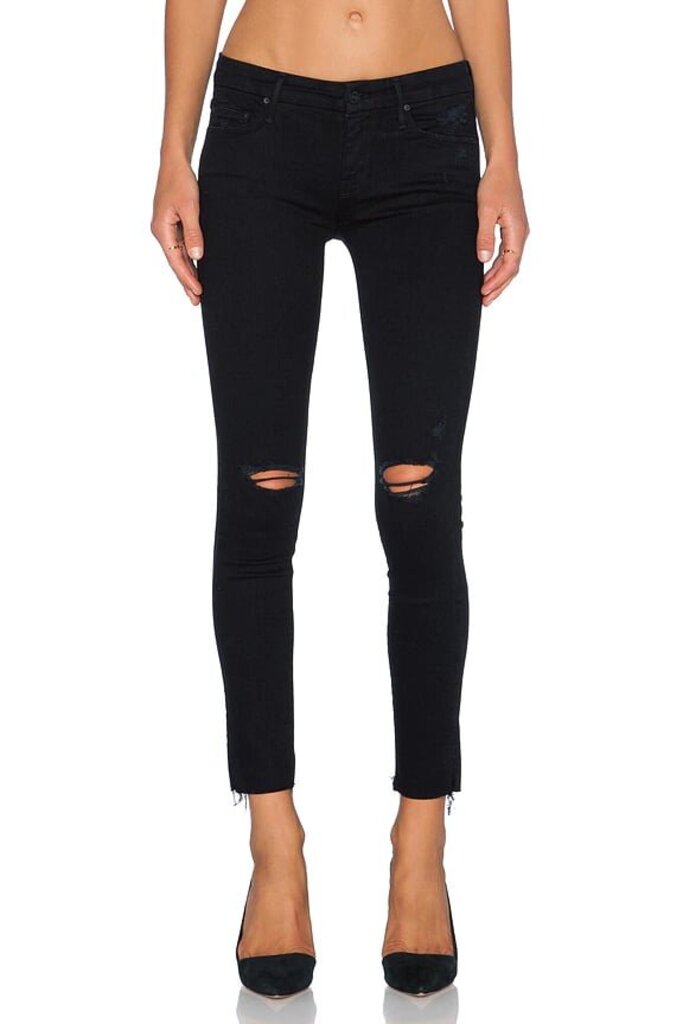 Mother Looker Ankle Fray Jeans in Guilty as Sin - Size 25(Retails $212)