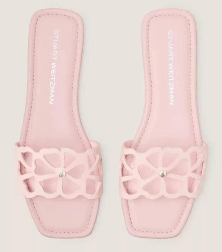 Stuart Weitzman Jasmine in Soft Rose NIB Sandals - Size 8.5