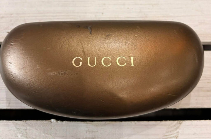 Gucci Tortoise Shell Rectangle Frame Sunglasses (w/ case)
