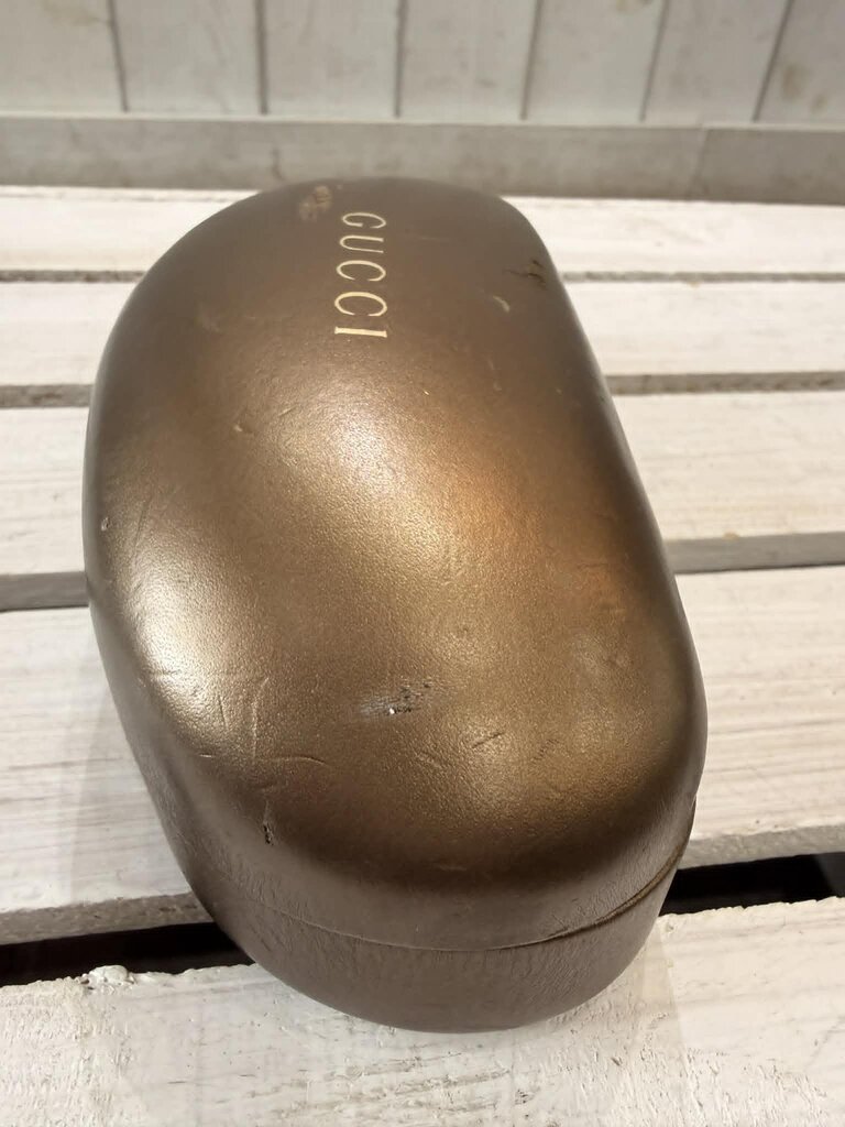 Gucci Tortoise Shell Rectangle Frame Sunglasses (w/ case)