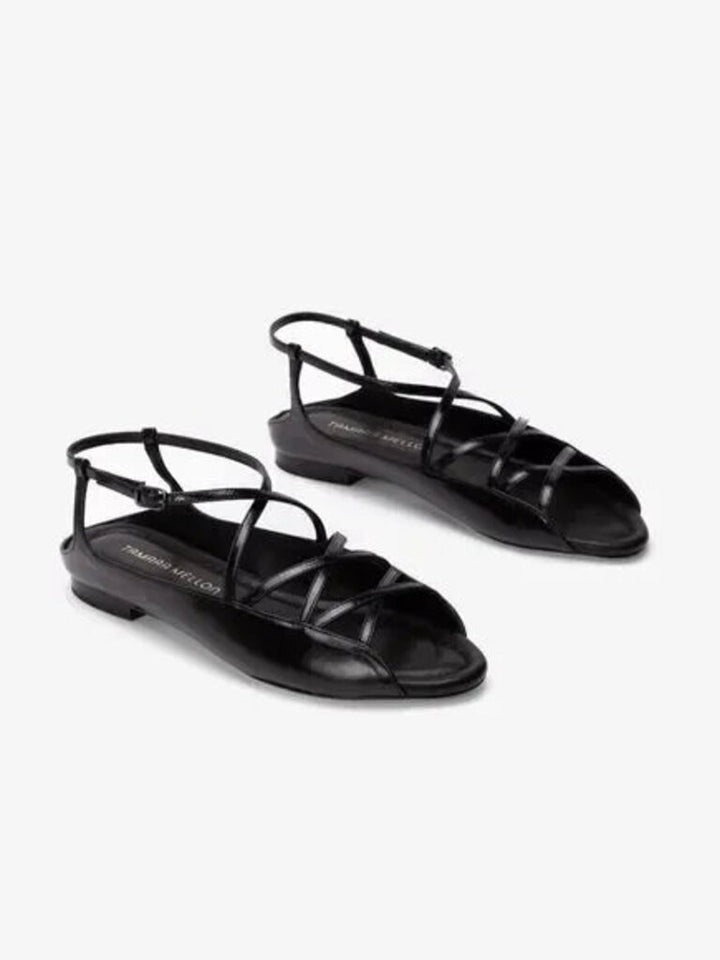 Tamara Mellon Patent Leather Sandals - Size 8