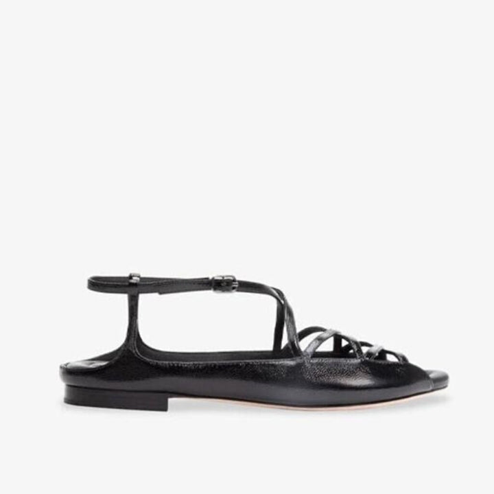 Tamara Mellon Patent Leather Sandals - Size 8