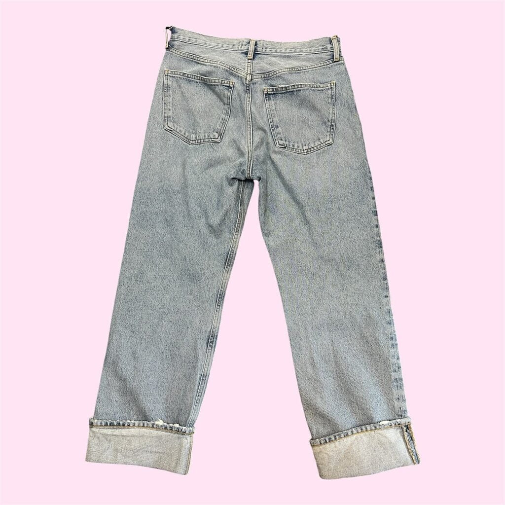 Agolde Fran Low Slung Straight Jeans - Size 27