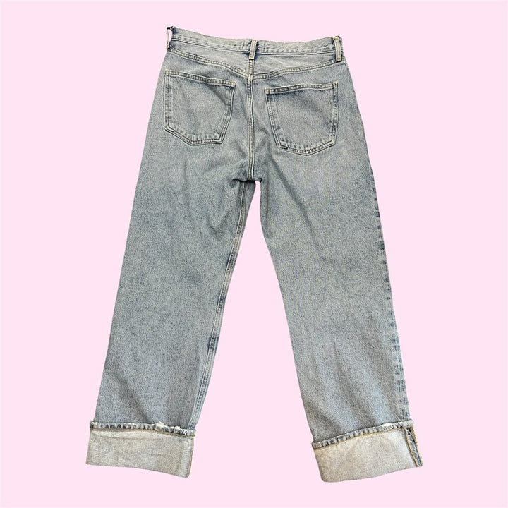 Agolde Fran Low Slung Straight Jeans - Size 27