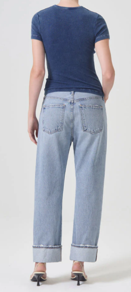 Agolde Fran Low Slung Straight Jeans - Size 27