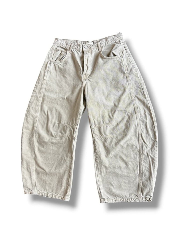 We The Free Good Luck Mid Rise Barrel Jeans - Size 30 Short