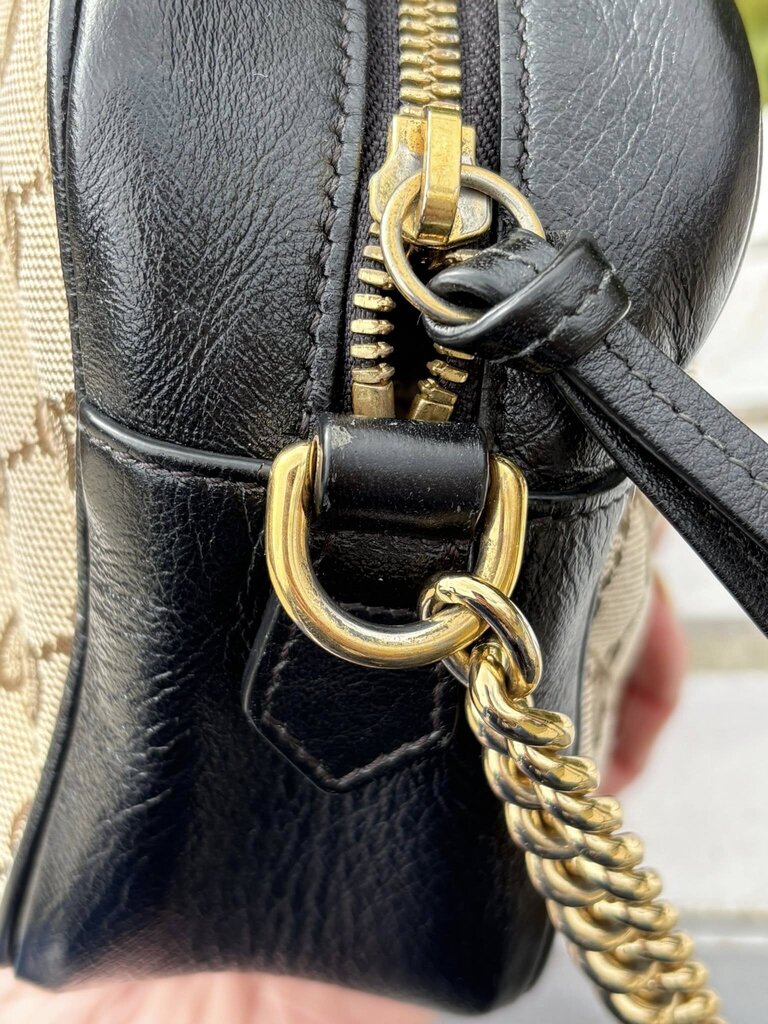 Gucci Monogram Matelasse Diagonal Small GG Marmont