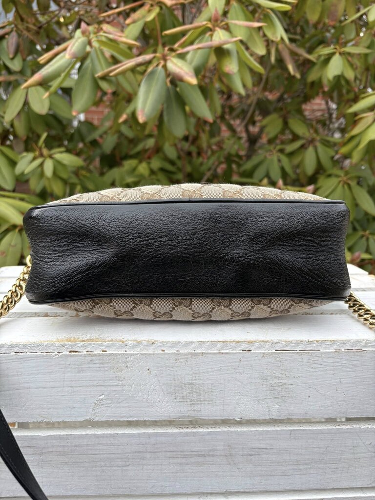 Gucci Monogram Matelasse Diagonal Small GG Marmont