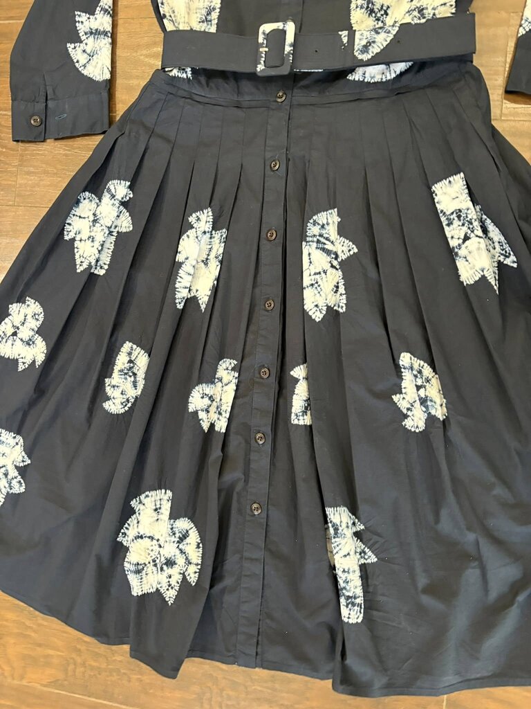 Samantha Sung Belted Button Up Dress - Size 10