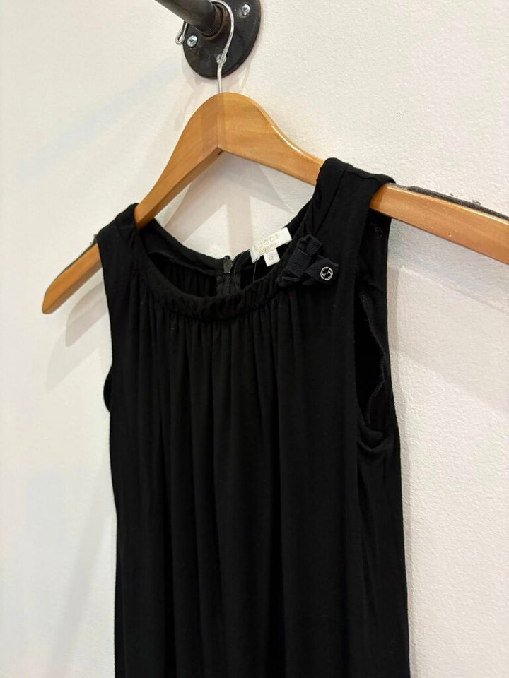 Gucci Bow Logo Sleeveless Tunic - Size 12