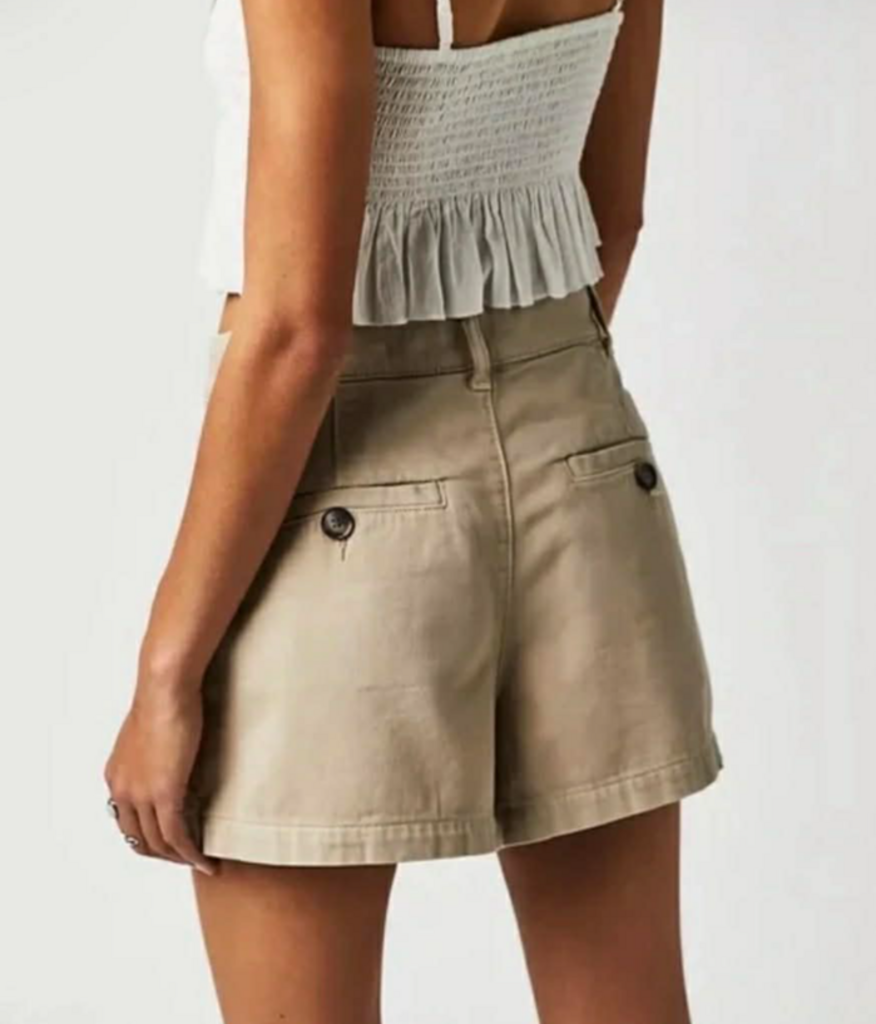Free People Billie Chino Shorts - size 8