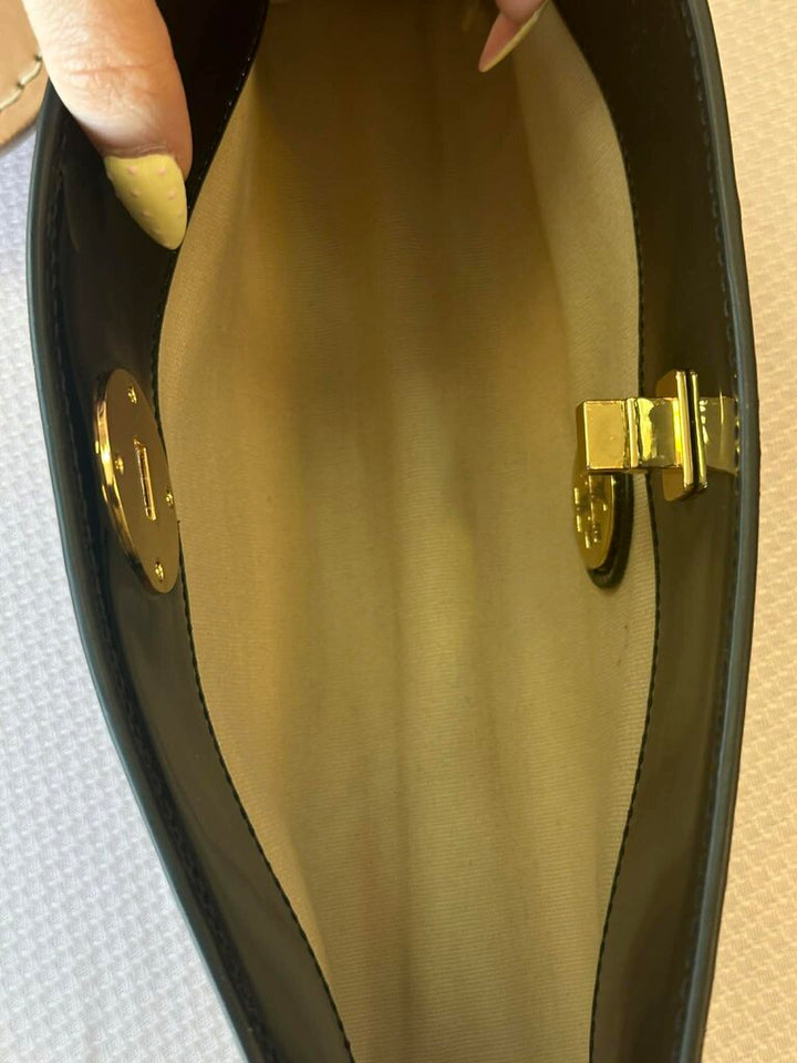 Tory Burch Patent Clutch