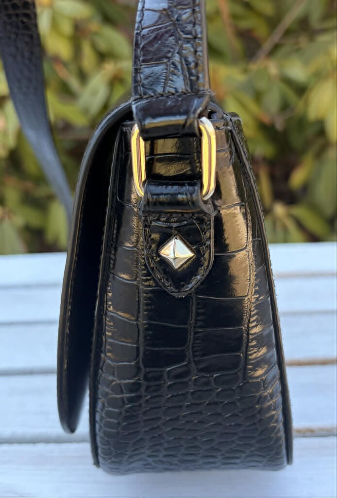 Jimmy Choo Croc Embossed Crossbody
