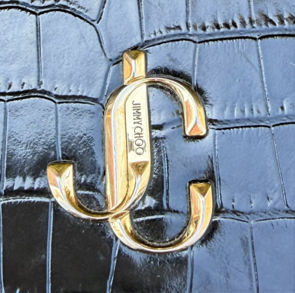 Jimmy Choo Croc Embossed Crossbody