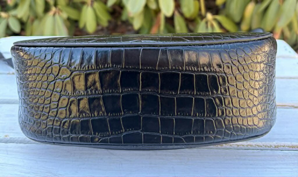 Jimmy Choo Croc Embossed Crossbody