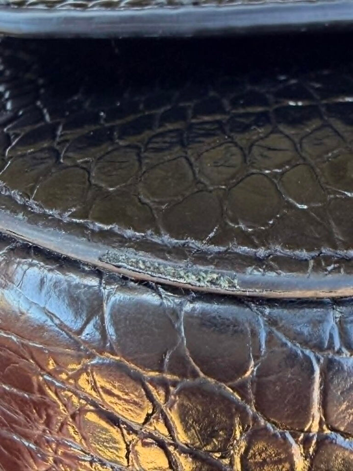Jimmy Choo Croc Embossed Crossbody