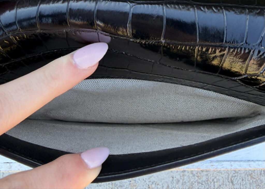 Jimmy Choo Croc Embossed Crossbody