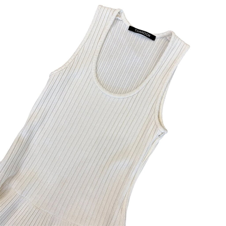 Thakoon Fit & Flare Tiered Mini Dress - Size Small