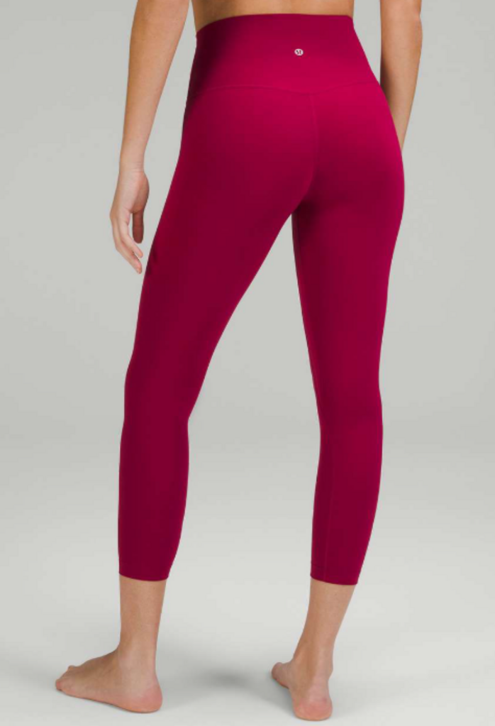 Lululemon Align High-Rise Crop 23" in Passionate - Size 6