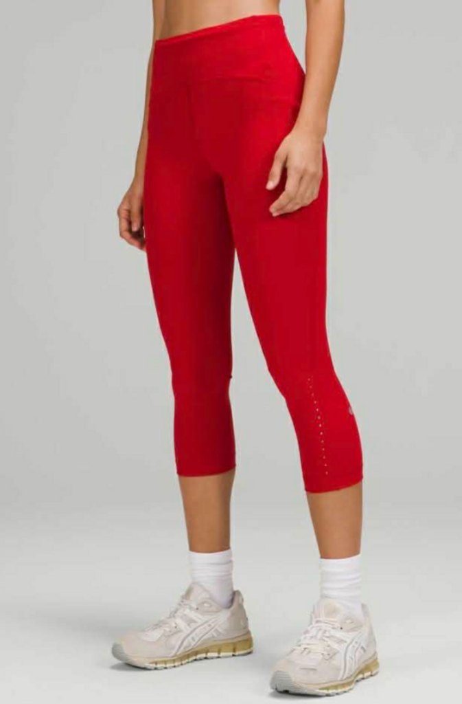Lululemon Swift Speed High-Rise 21" Crop Leggings - Size 2