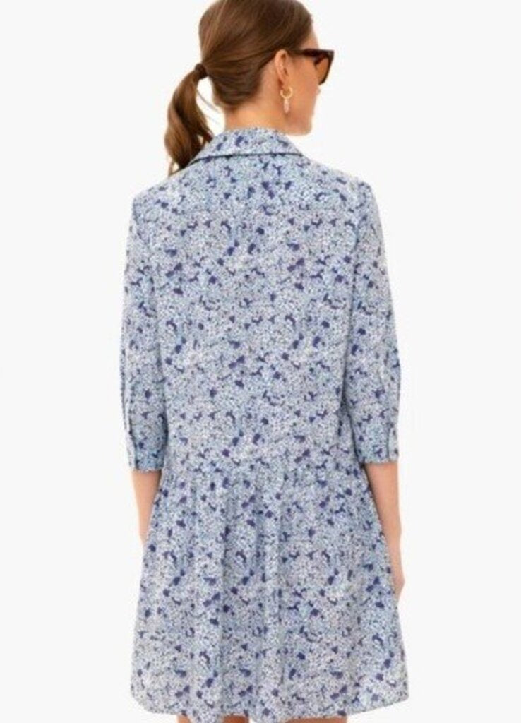 Tuckernuck Hydrangea Hayes Shirt Dress - Size Small (Retails for $168)