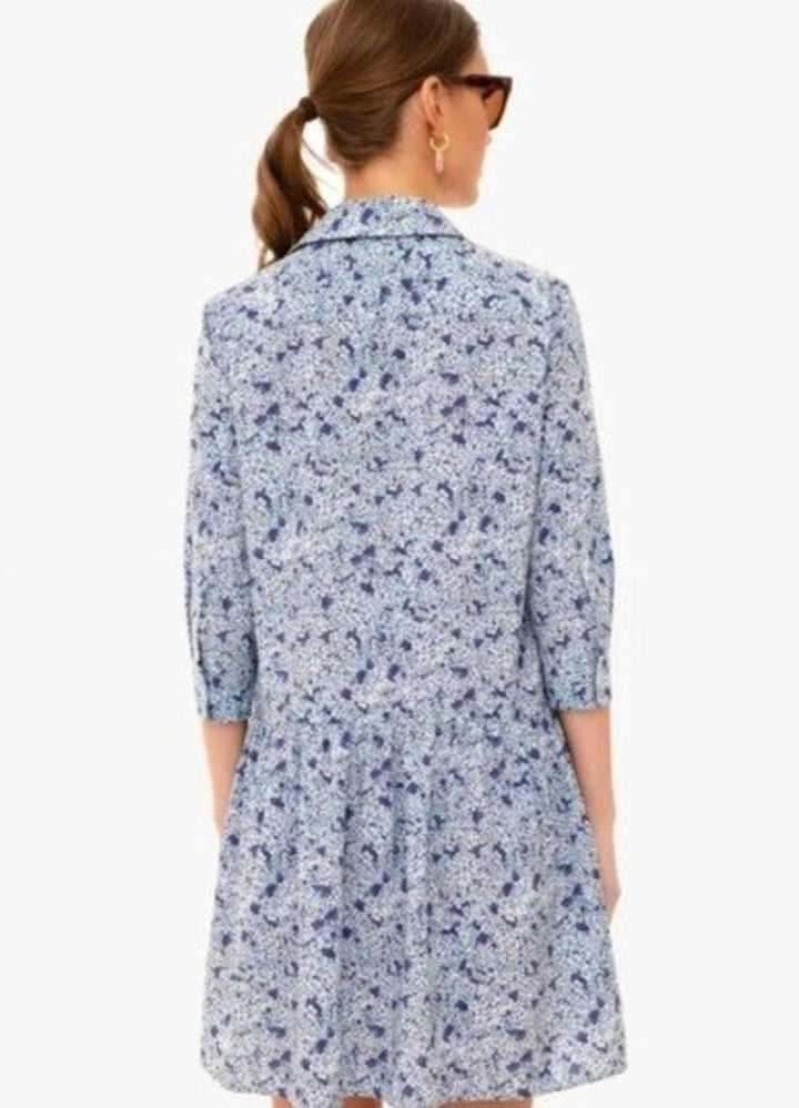 Tuckernuck Hydrangea Hayes Shirt Dress - Size Small (Retails for $168)