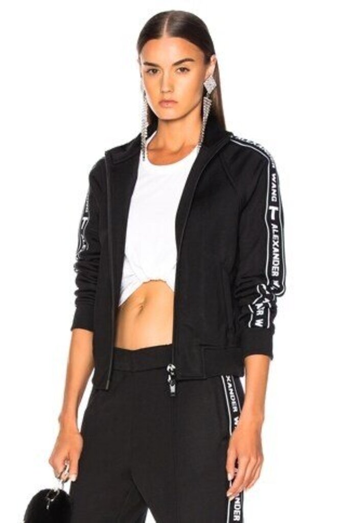 Alexander Wang Shrunken Track Jacket- Size Large
