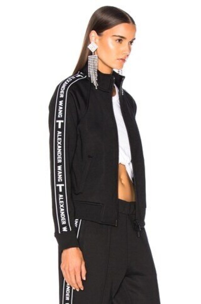 Alexander Wang Shrunken Track Jacket- Size Large