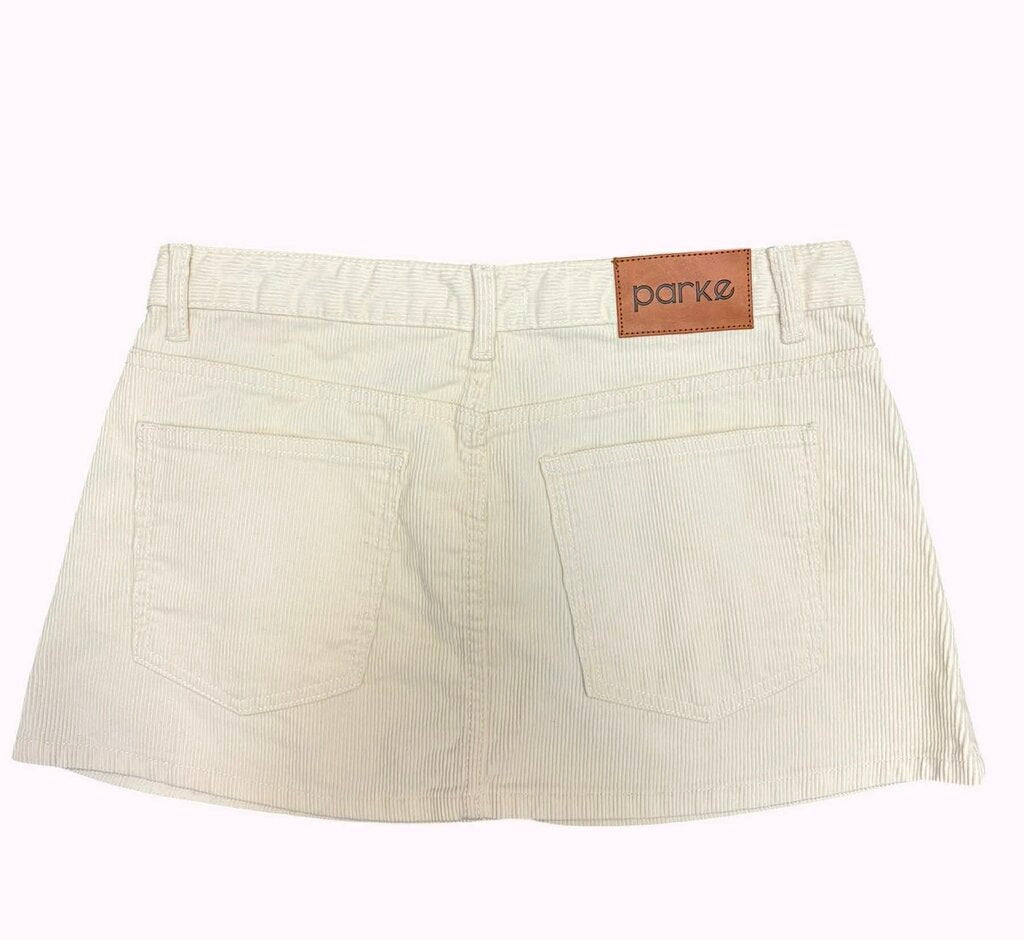 Parke Corduroy Mini Skirt - Size 29(Retails $175)
